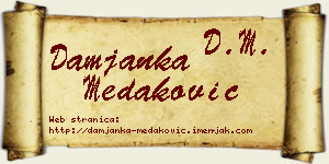Damjanka Medaković vizit kartica